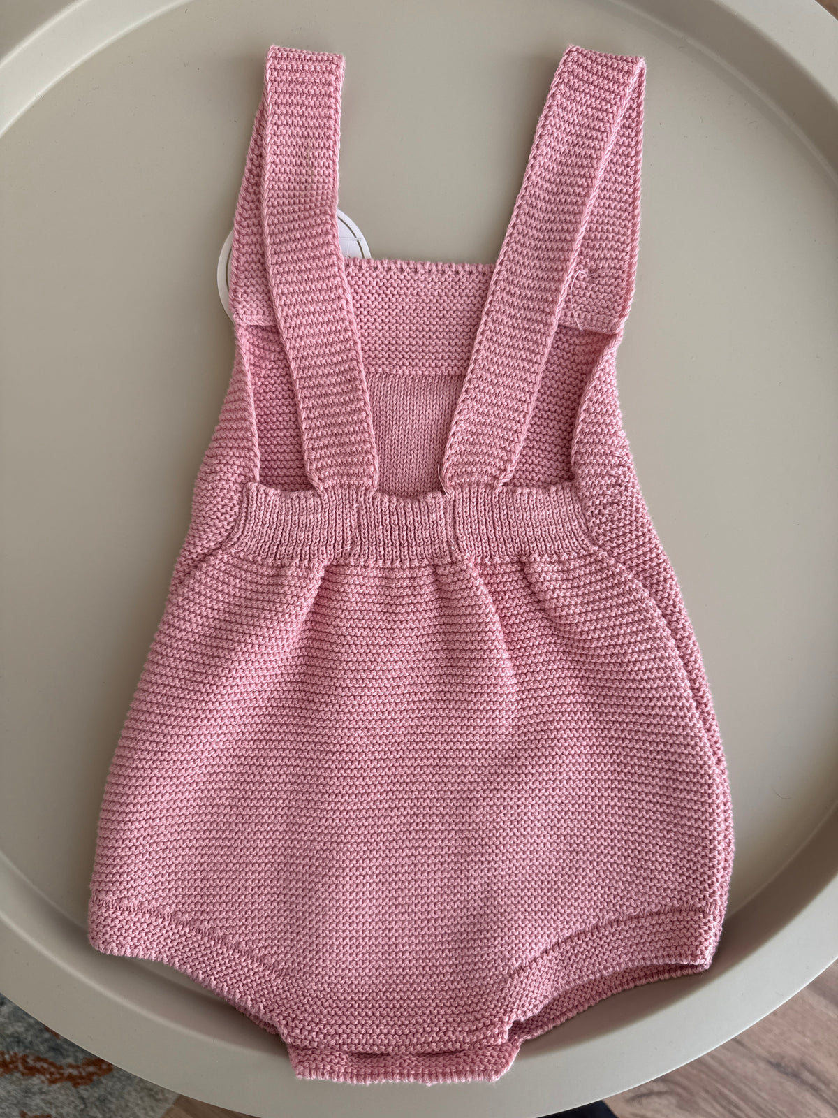 Jardineira Tricot Bebé