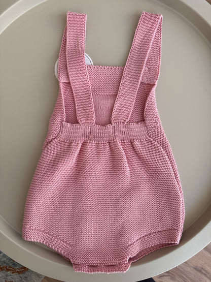 Jardineira Tricot Bebé